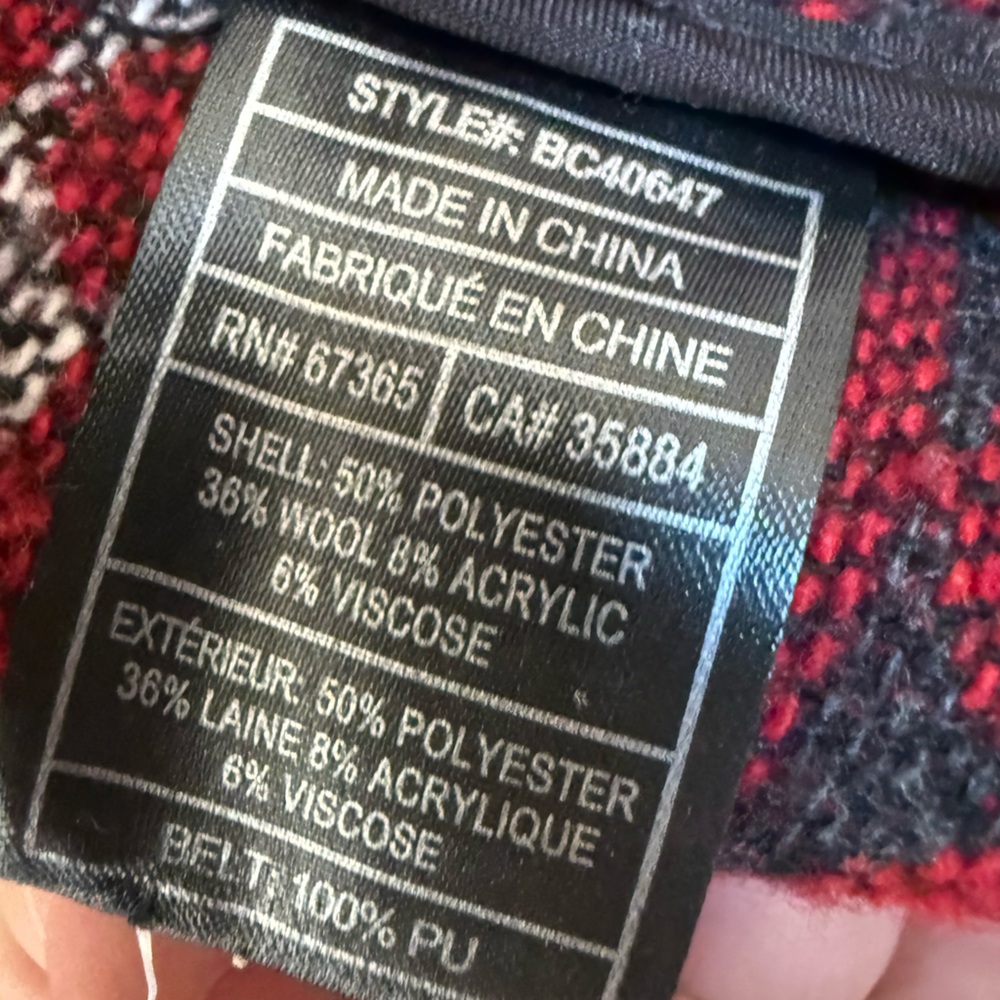 BB Dakota Wrap Belted Jacket, L - Picture 8 of 8